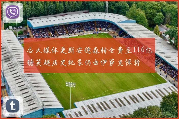 各大媒体更新安德森转会费至116亿镑英超历史纪录仍由伊萨克保持